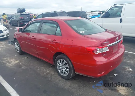 2012 Toyota Corolla Le z USA, uszkodzony, nr VIN 2T1BU4EE4CC780362